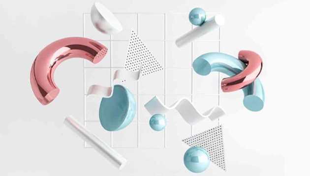 Geometric shapes in the logo